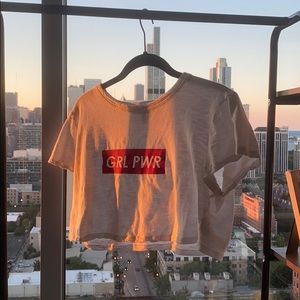 Olivia Culpo x Express crop top